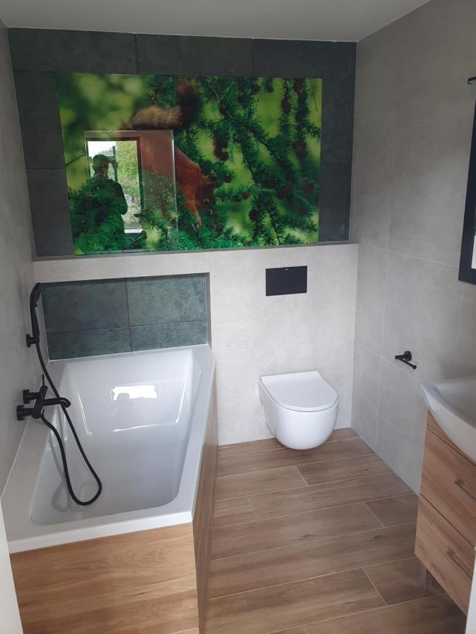 Ostrzycki Las Domki Nad Jeziorem -Balia-Sauna-Prywatny Pomost Pierszczewo Bagian luar foto